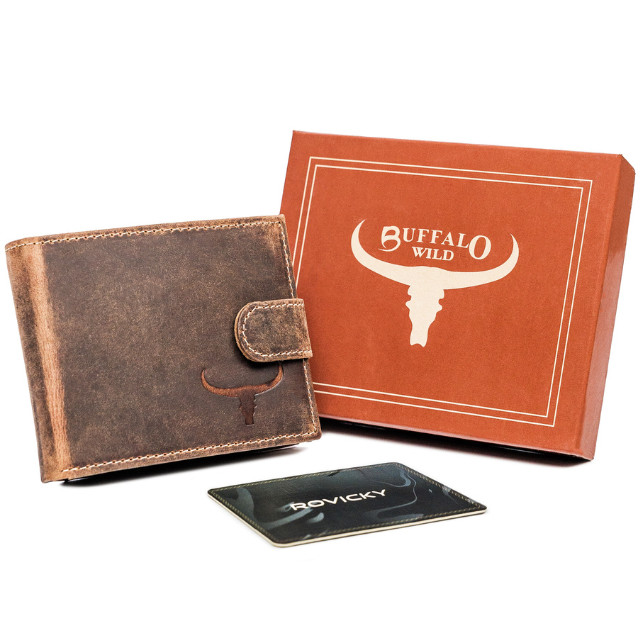 Гаманець чоловічий Buffalo Wild RM-05L-BAW-T-1495 Brown